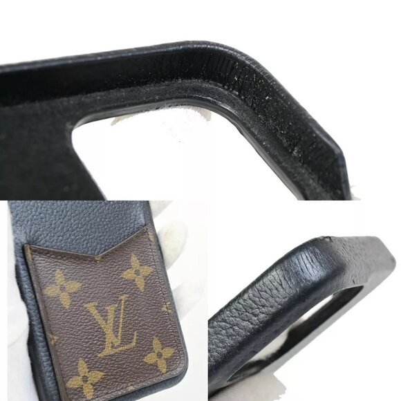 LOUIS VUITTON iPhone 13 Pro Case Bumper Monogram Leather France - Picture 2 of 11